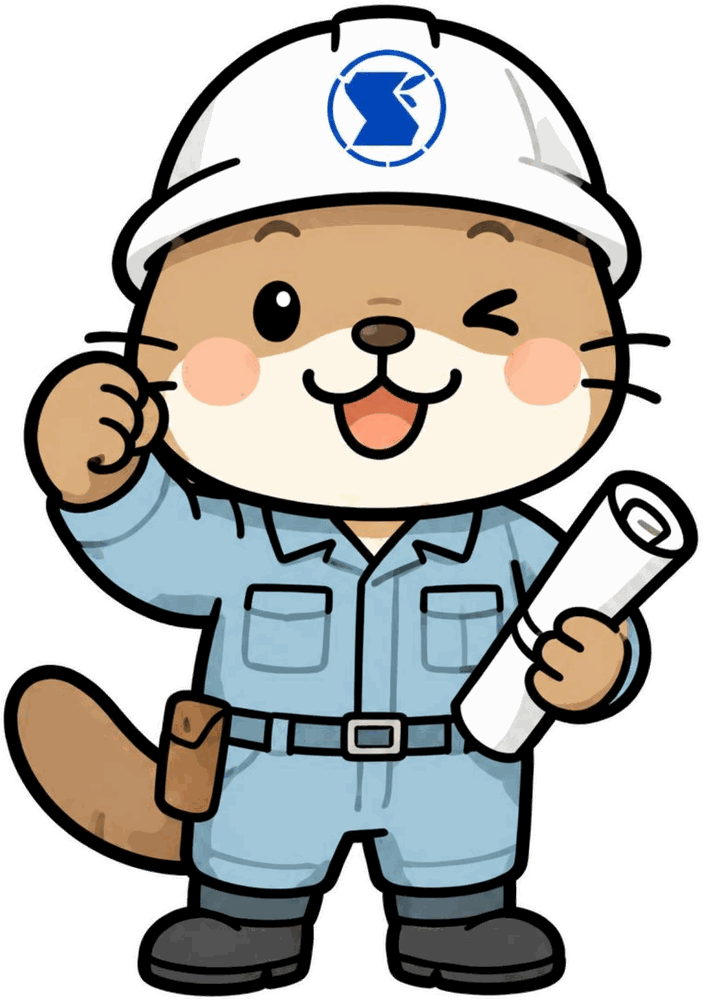 洲本工務店のキャラクター すもとくん